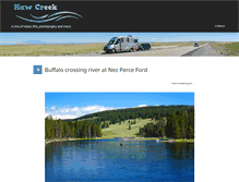 Tablet Screenshot of haw-creek.com